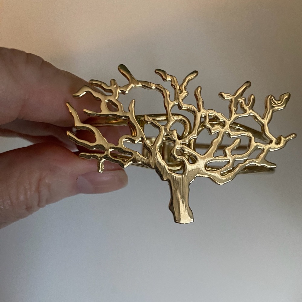 GOLD-TONE TREE OF LIFE BRACELET